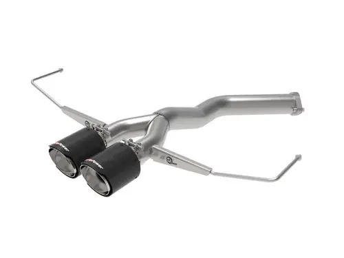 Price Cut aFe Takeda 3in-2.5in 304 SS Axle-Back Exhaust w/ Carbon Tip 19-20 Hyundai Veloster I4-1.6L(t) - 49-37012-C