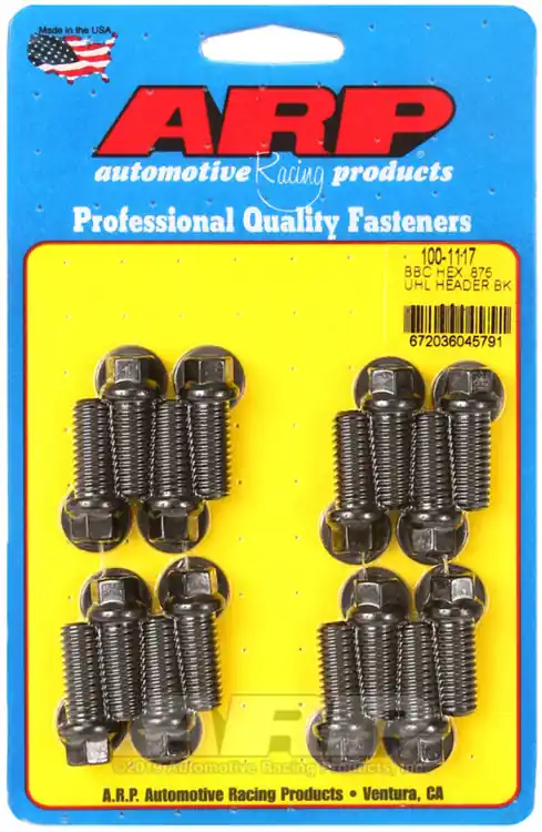 ARP Big Block Chevy Hex Header Bolt Kit - 0.875 inch UHL Header Bolts for High-Performance Engines Bargain