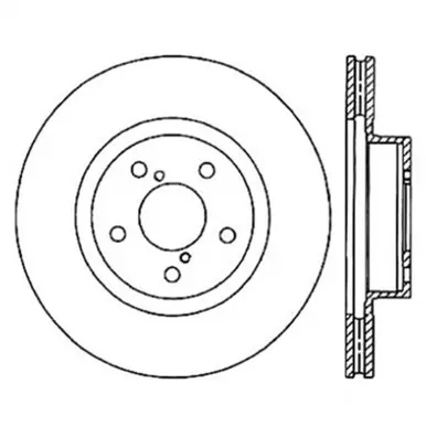 StopTech Power Slot 06-08 Subaru Legacy / 13 Scion FR-S / 13 Subaru BRZ Front Right Slotted Rotor Limited Offer
