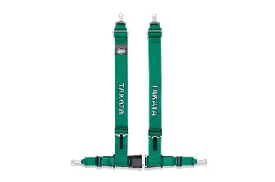 Same Day Shipping TAKATA Drift III "Bolt-On" Street Oriented 4 Point Harness in Green