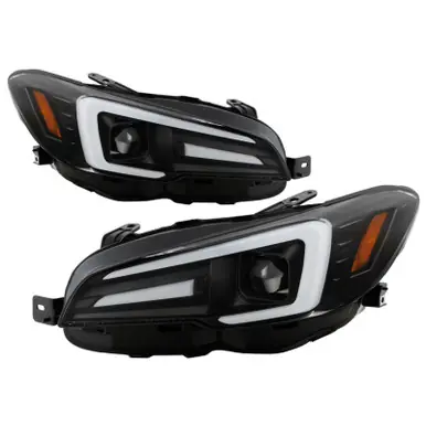 Save Now Spyder Subaru Impreza WRX 15-20 Halogen High-Power LED Headlights- Black PRO-YD-SWRX15HALAP-SBSEQ-BK