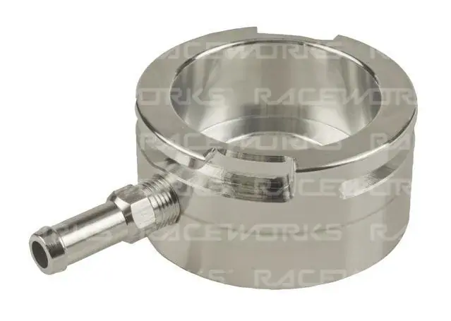 Raceworks Small Billet Aluminium Weld-On Radiator Neck Id32mm Od43mm Premium