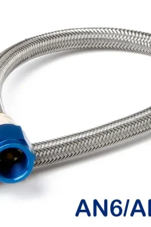 Order Now NOS Stainless Steel Braided Hose -6AN 16-foot Blue Stainless Steel Braided Hoses