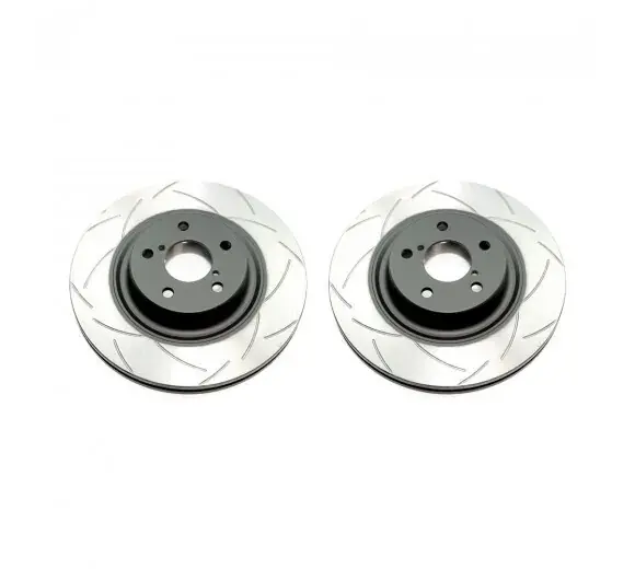Limited Time Disc Brakes Australia Street Series 2x T2 Slotted Front Rotors (STi 02-24/LGT STi 06-24)