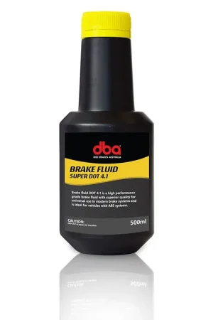 Disc Brakes Australia Super DOT 4 Brake Fluid - 500ml Free Delivery
