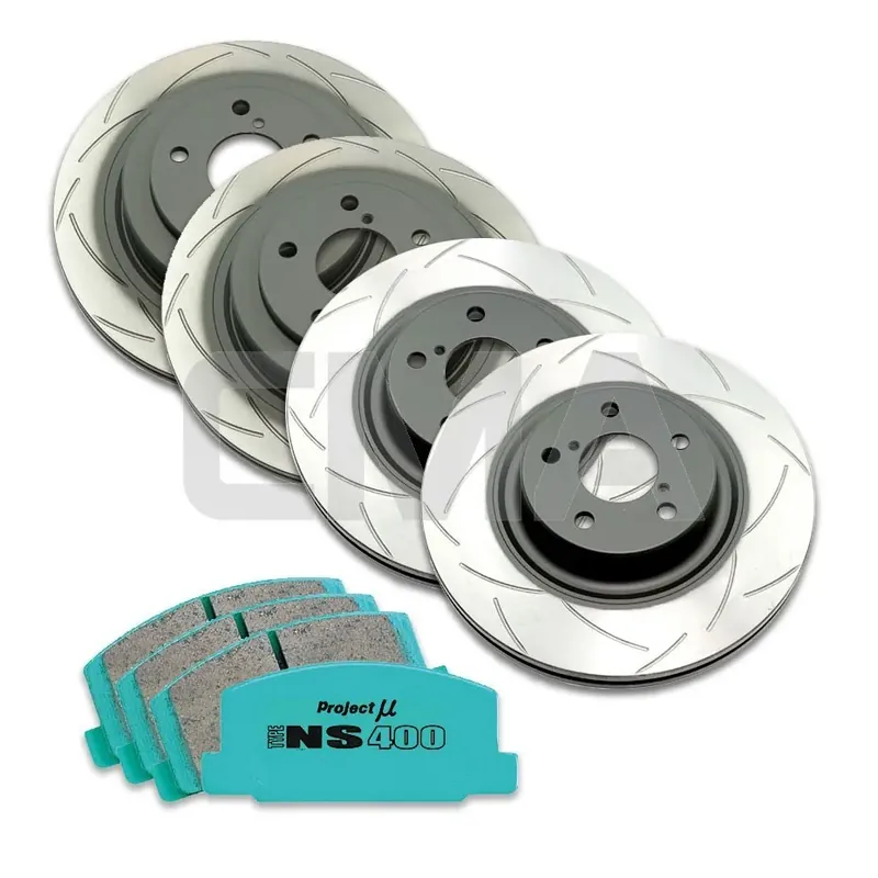 CMA DBA T2/Project Mu NS-EP Brake Bundle (Evo 5-9) High Quality