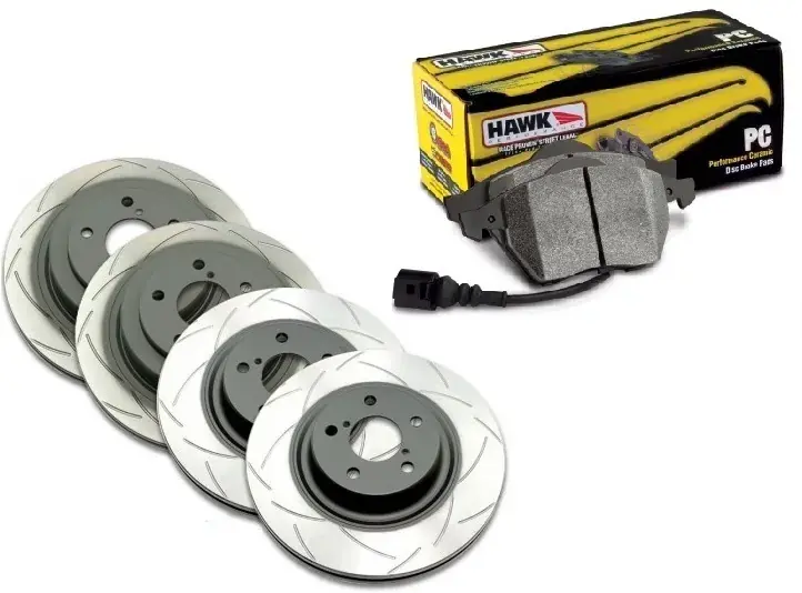 CMA DBA T2/Hawk Performance Brembo Brake Bundle (STi/BRZ/86) Price Drop