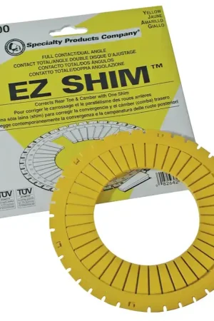 Shop Now SPC Performance EZ Shim Dual Angle Camber/Toe Shim (Yellow)