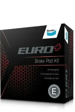 Professional Grade Bendix Euro Brake Pad Set Front (A3 12-22/Golf 12-21)