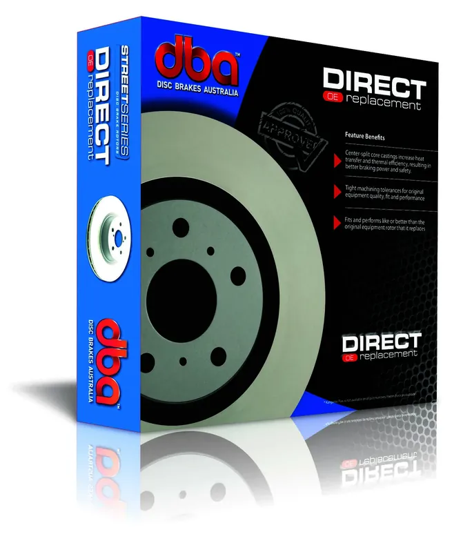 Worldwide Shipping Disc Brakes Australia Street Series 2x Standard Solid Rear Rotors (Lancer 02-07/Outlander 02-06)