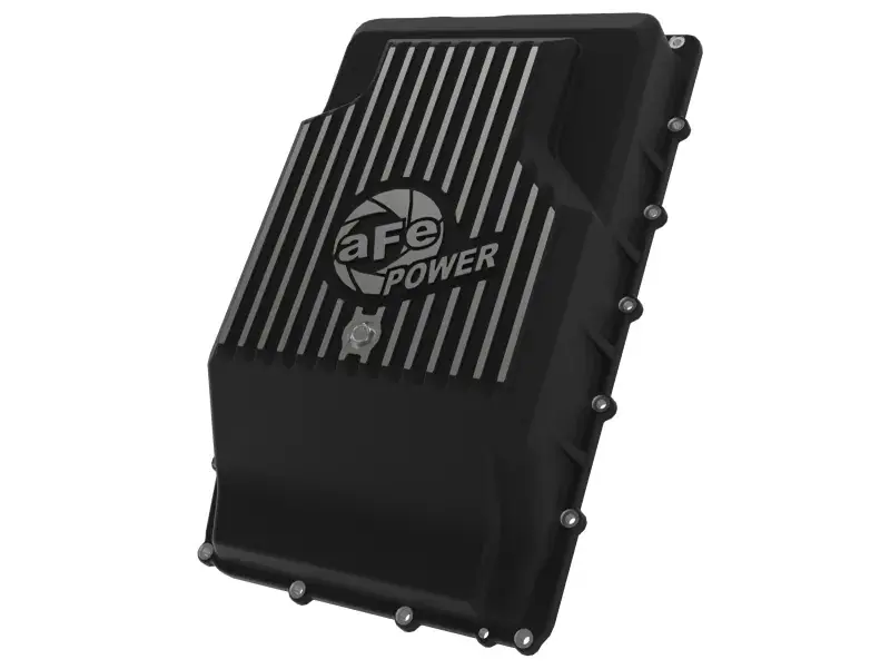 aFe aFe 17-24 Ford F-150 10R60/10R80 Pro Series Rear Transmission Pan Black w/ Machined Fins Hot Picks