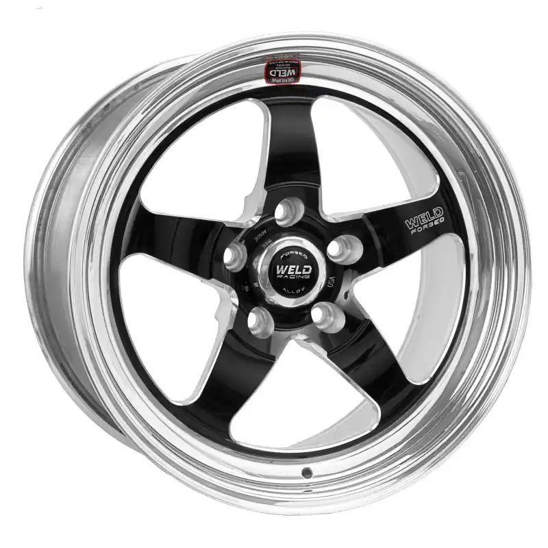 Genuine Weld S71 17x4.5 / 5x4.5 BP / 2.2in. BS Black Wheel (Medium Pad) - Non-Beadlock | Graveyard Performance
