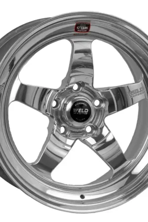 Fresh Stock Weld S71 18x8 / 5x4.75 BP / 6.2in. BS Polished Wheel (Medium Pad) - Non-Beadlock | Graveyard Performance