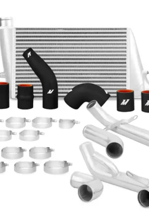 Mishimoto 08+ Mitsubishi Evo X Front-Mount Intercooler Kit - Silver | Graveyard Performance Time-Limited