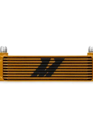 Mishimoto Universal 10 Row Oil Cooler - Gold | Graveyard Performance Next Day Delivery