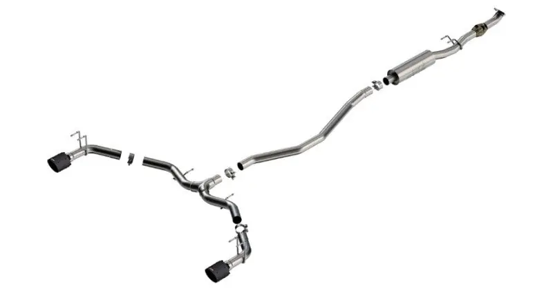 Borla 2023 Integra/22-23 Civic Si 1.5L 4 CYL. MT FWD 4DR 2.50in S-Type Catback Exhaust Carbon Fiber | Graveyard Performance Instant Buy