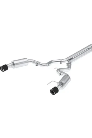 Weekend Sale MBRP 2024 Ford Mustang GT S650, 5.0L 3inCat-Back Dual Split Rear with Carbon Fiber Tips (Street) | Graveyard Performance