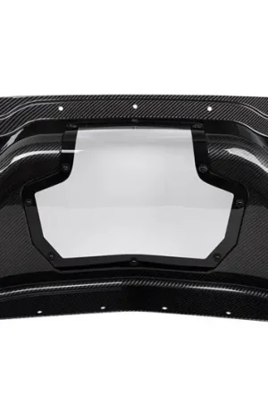 Corsa 2020+ Chevrolet Corvette C8/Z06 Carbon Fiber Air Intake Trunk Panel with Polycarbonate | Graveyard Performance Authentic